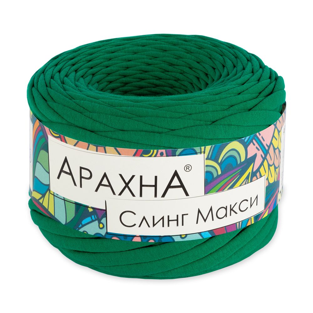 Пряжа Arachna Sling Maxi / уп.4 мот. по 300 г, 100 м, 62 ярк.зеленый