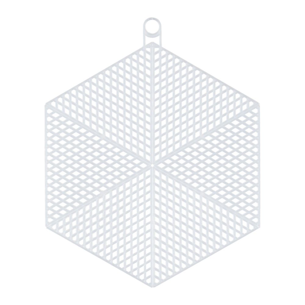 Канва пластиковая 14х12 см, 10 шт, 100% полиэтилен, шестиугольник, Gamma KPL-12