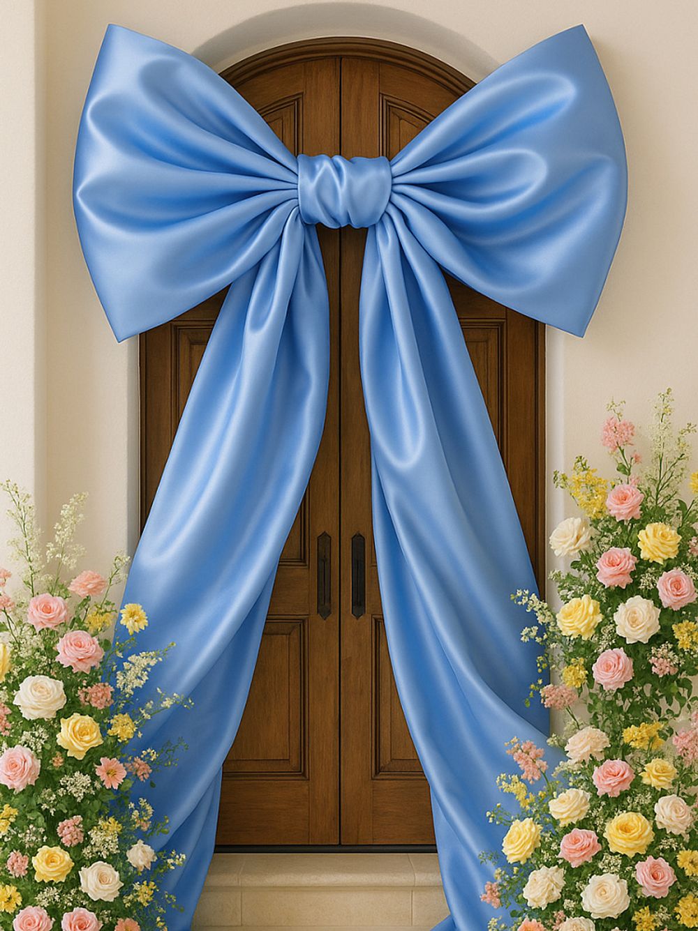 Атлас сатин 67 г/м², 150 см / 3 метра, AS.11 цв.голубой