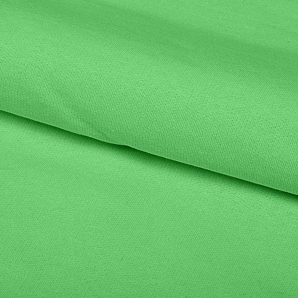 Футер 2-нитка начес 190 г/м², 100-100 см / 6 метров, ФУТ2Х.НАЧ.190.16-6444.6, зел.яблоко