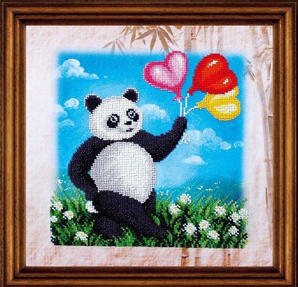 Набор для вышивания бисером Магия канвы, Хочу порадовать 27х27 см