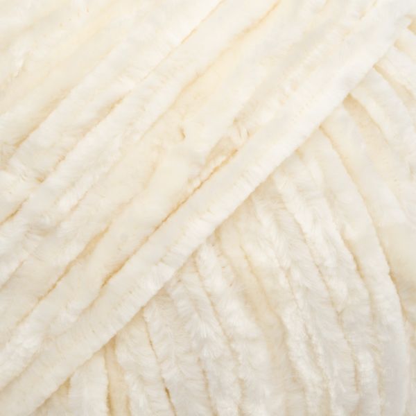 Пряжа Вязь Велюровая 120 / уп.3 мот. по 100 г, 120 м, 03 молочный