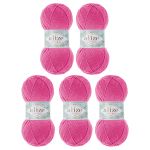 Пряжа Alize (Ализе) Happy Baby New / уп.5 мот. по 100 г, 320м, 157 сахарная вата
