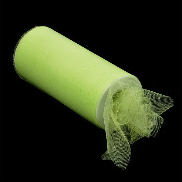 Фатин на шпульке средней жесткости 150 мм / 22.86 метра, TBY.MS.200.34, цв.34 фисташковый