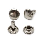 Хольнитены двухсторонние ⌀9 мм, h=9 мм, сталь, New Star №33.5, цв.никель, ≈100 шт