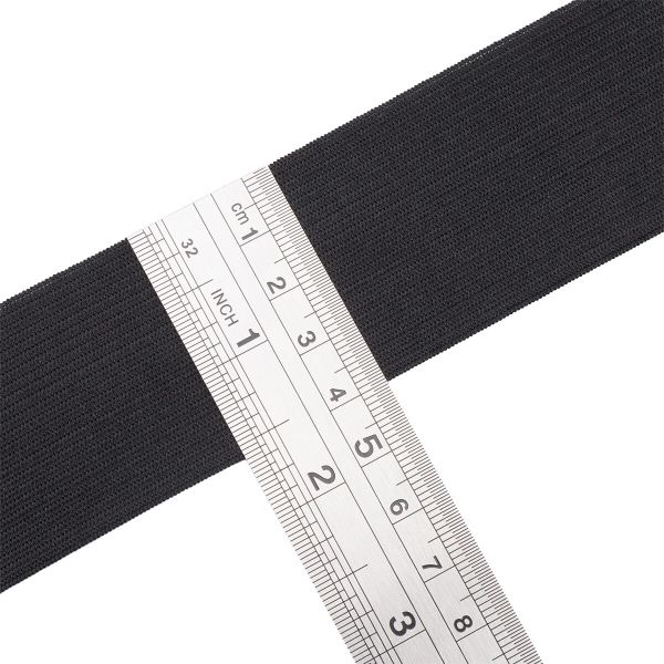 Резинка вязаная 40.0 мм / 25 метров, ТВ-40, черный