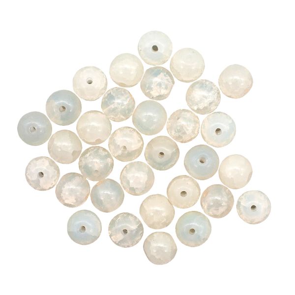 Бусины стекло ⌀8 мм, кракле нефритовое, 34 шт, Astra&Craft, 4