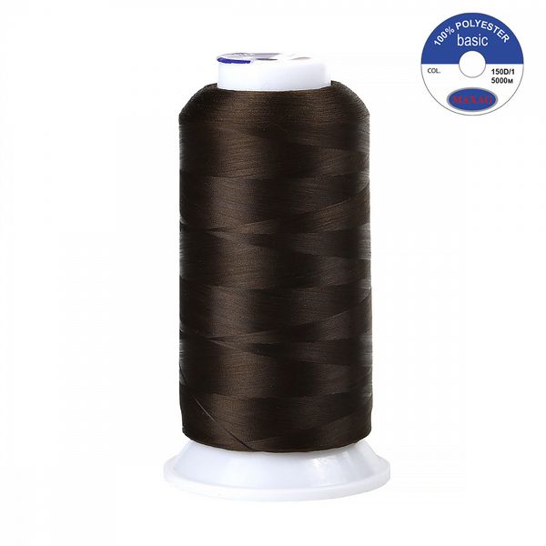 Нитки швейные текстурированные Max, 150D/1, 5000 м, 90г, 276 коричневый