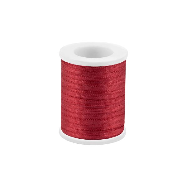 Лента (тесьма) шелковая 2.0 мм / 45.5±0.5 метров, №106 терракотовый, Gamma SR-2