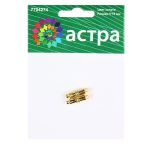 Замок магнитный, 5х16 мм, 2 шт/уп, Астра, золото