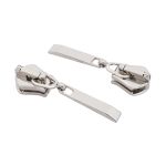 Слайдер (замок) для молнии трактор Arta Т8 (8 мм) никель -F, уп.10 шт