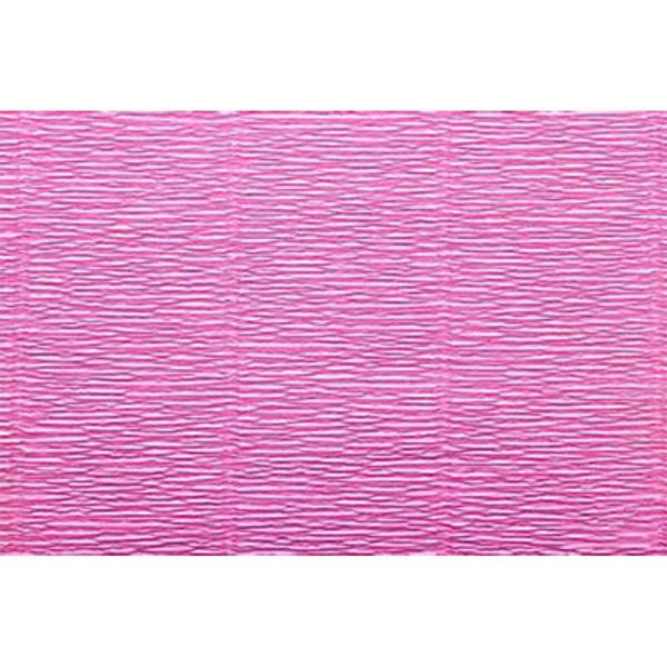 Бумага гофрированная (креповая) 180 г/м², 50 см / 2.5 метра, 550 пепельно-розовый, Blumentag GOF-180