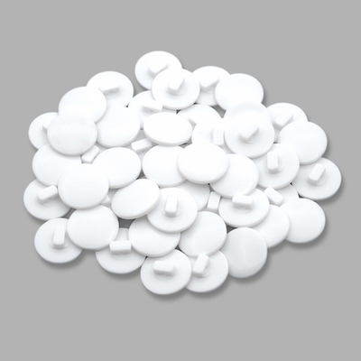 Пуговицы на ножке 28L (18мм) (White (белый)), 48 шт