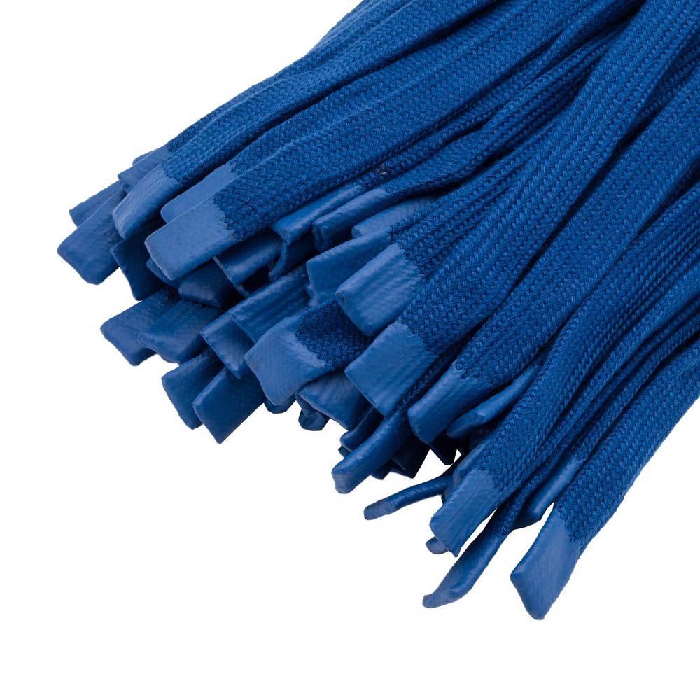 Шнурки декоративные плоские (для одежды) 10 мм / 135 см, 100 шт (143 темно-синий), 3AR2807