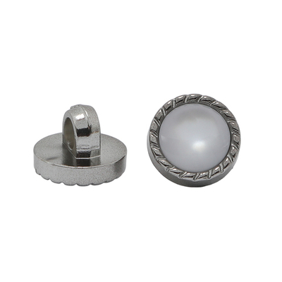 Пуговицы на ножке 16L, 9 мм, (Nickel (никель)), 36 шт