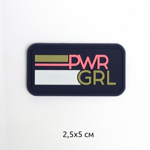 Аппликации пришивные 2398 PWR GRL 5х2см, т.синий, 20 шт