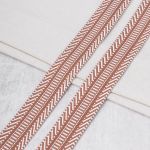 Стропа (ременная лента) 38 мм / 45.72 метра, [38.82 г/пог.м], с принтом 2-сторонняя, T0178 т.бежевый/белый, 3Al352