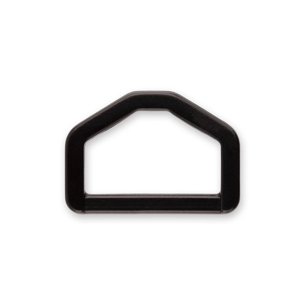 Полукольцо пластик 25 мм, 100 шт, черный, Gamma DRB001