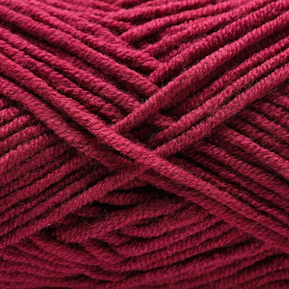 Пряжа Astra Premium (Астра Премиум) Джинс, (Jeans) / уп.4 мот. по 50 г, 135 м, 190 темно-красный