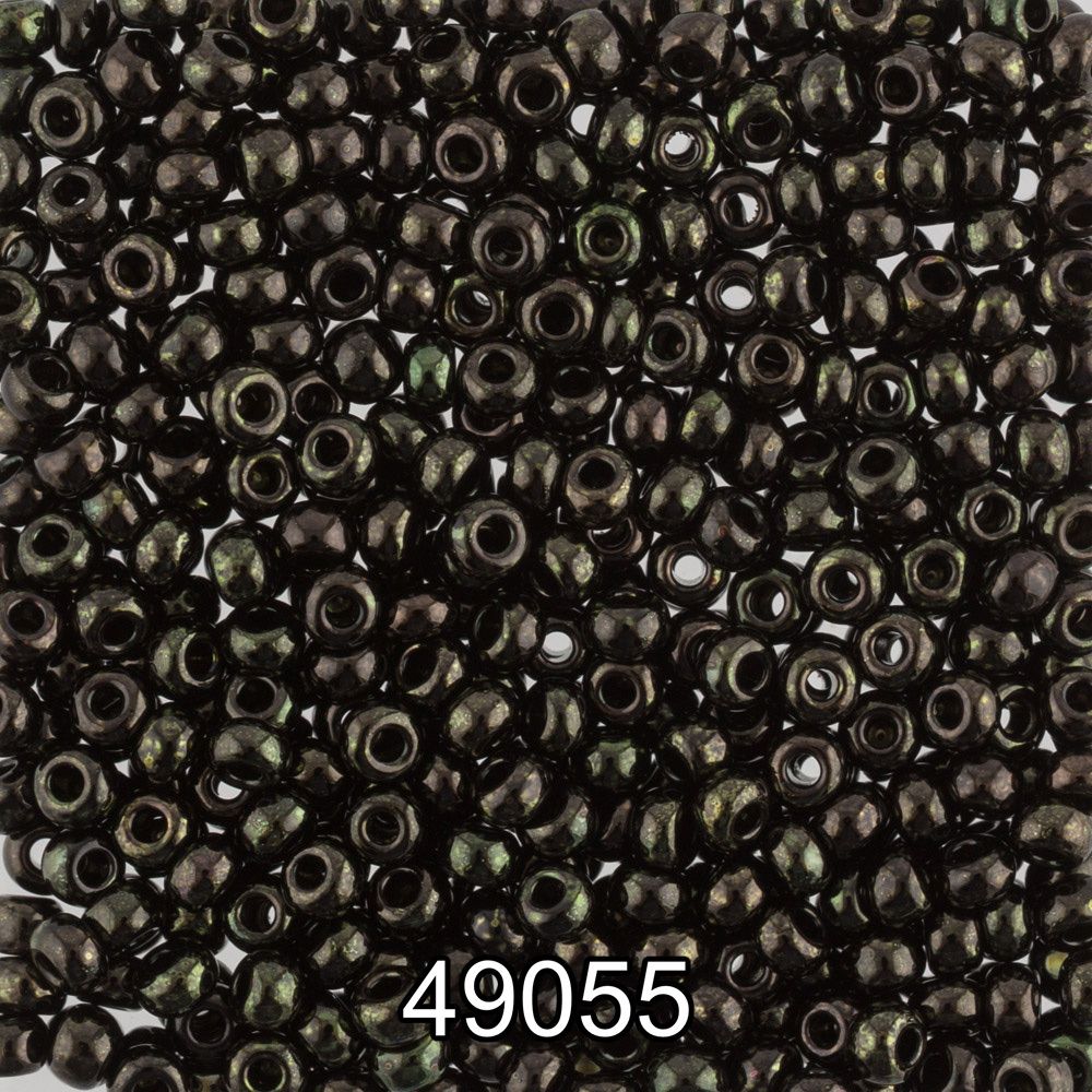 Бисер Preciosa 10/0 (2.3 мм), 500 г, 49055 (Ф460) т.болотный