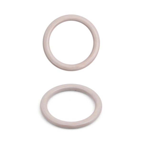 Кольца для бюстгальтера металл ⌀9.5 мм, 20 шт, C154 светло-серый, ГВ800