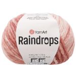 Пряжа YarnArt (ЯрнАрт) Raindrops / уп.10 мот. по 50 г, 115 м, 2905 пыльно-розовый меланж