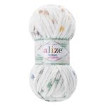 Пряжа Alize (Ализе) Mini Colors серия Бархат (Velluto) / уп.5 мот. по 100 г, 68м, 8115 принт