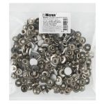 Кнопка Альфа (S-образная) ⌀15 мм, 72±5 шт, soft-touch металл, белый soft-touch, Micron