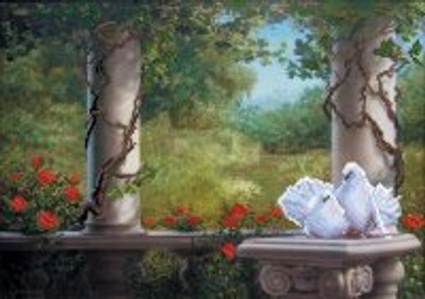 Набор для вышивания бисером Матренин Посад, 37х49 История Любви