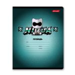 Тетрадь ученическая школьная A5+ 12 л. на скобе 65 г/м², белизна 100%, 25 шт, линия, 000698 Самурай, Светоч 12ТЕТл-001