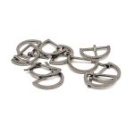 Пряжка 20мм. чер/никель, 10 шт /TOS/