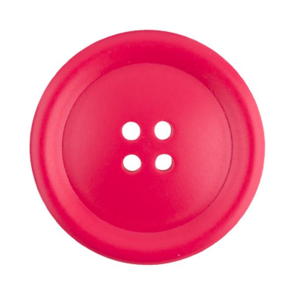 Пуговицы 4 прокола пальтовые 30 мм, 24 шт, D817 малиновый, Gamma CRZ 0012