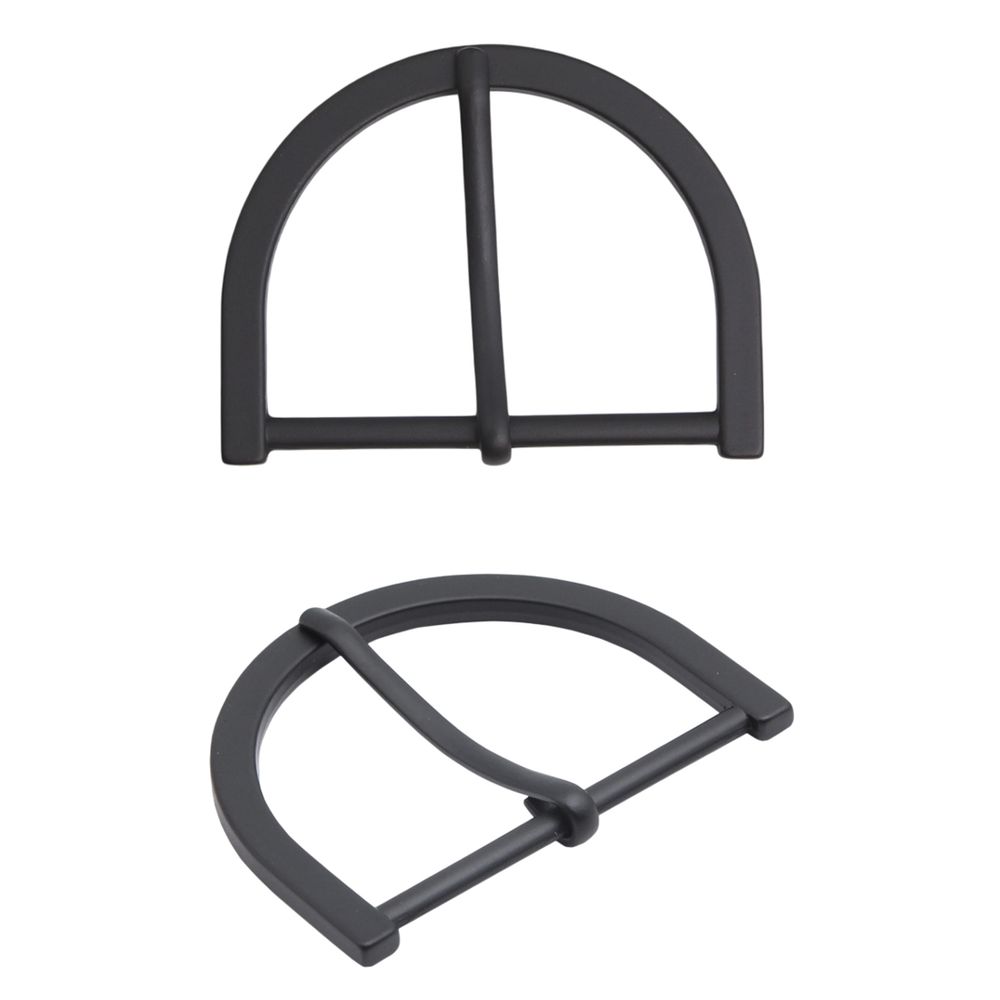 Пряжка ременная металл 50.0 мм металл, матовый черный, MB-185