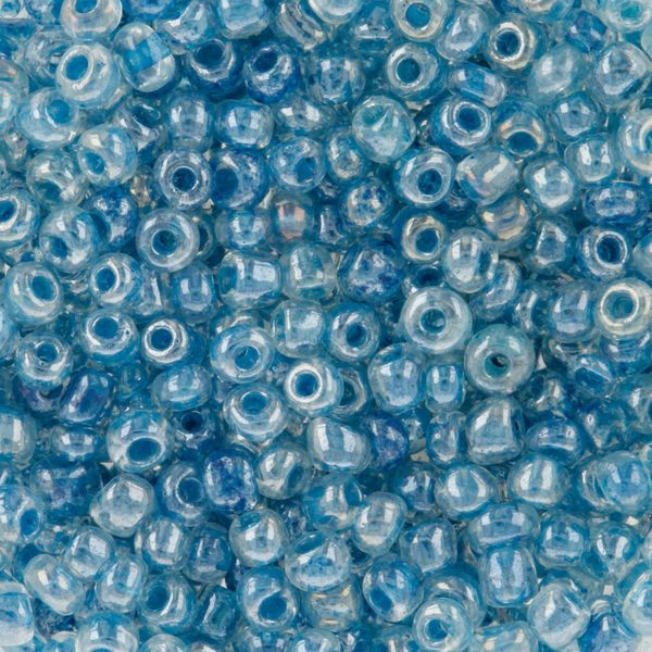 Бисер Zlatka 11/0 (2.1 мм), 100 г (10х10 г), №2208 голубой, GR