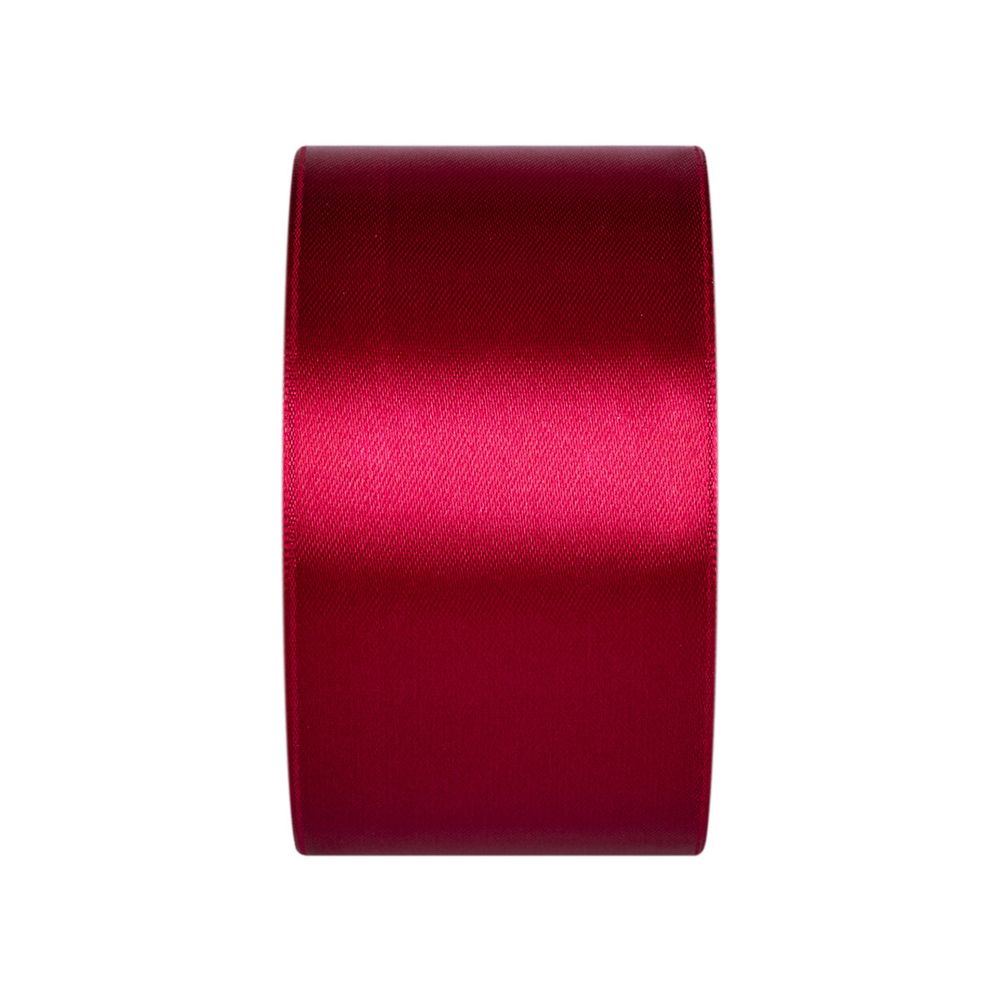 Лента атласная 1-сторонняя 50.0 мм / 33±2 метра, 078 т-бордовый, Gamma