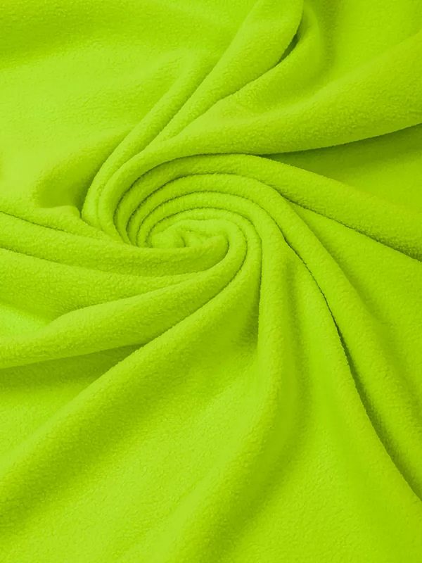 Флис 2-сторонний 190 г/м², 150 см / 10 метров, N-TBY-0059-229, цв.F229 неон желтый