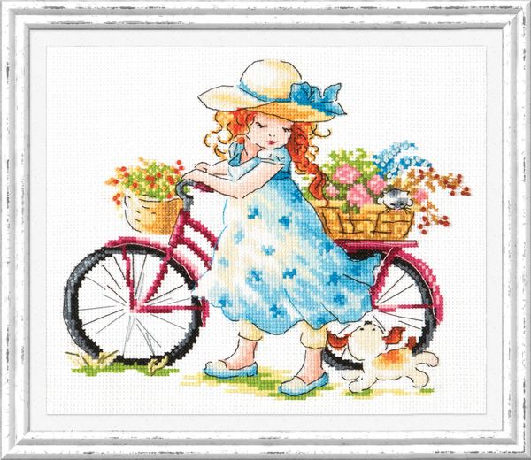 Набор для вышивания нитками Чудесная игла, И я с вами! 22х19 см