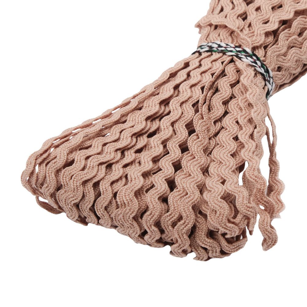 Тесьма вьюнчик, 3 мм, 30 метров (бежевый), 30 метров