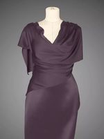 Шелк Армани 90 г/м², 150 см / 2 метра TBYArm-138 цв.138 лиловый-капучино