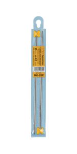 Спицы прямые металл ⌀4.0 мм, 20 см, никель, Gamma MK-20P