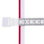 Кант отделочный 10 мм / 91.4 метр, белый/темно- красный, 3AR2731