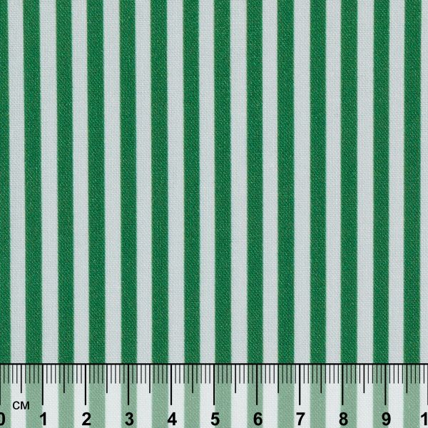 Ткань для пэчворка Peppy Бабушкин сундучок, отрез 50х55 см, 140 г/м², БС-22 полоска я.зеленый, Peppy