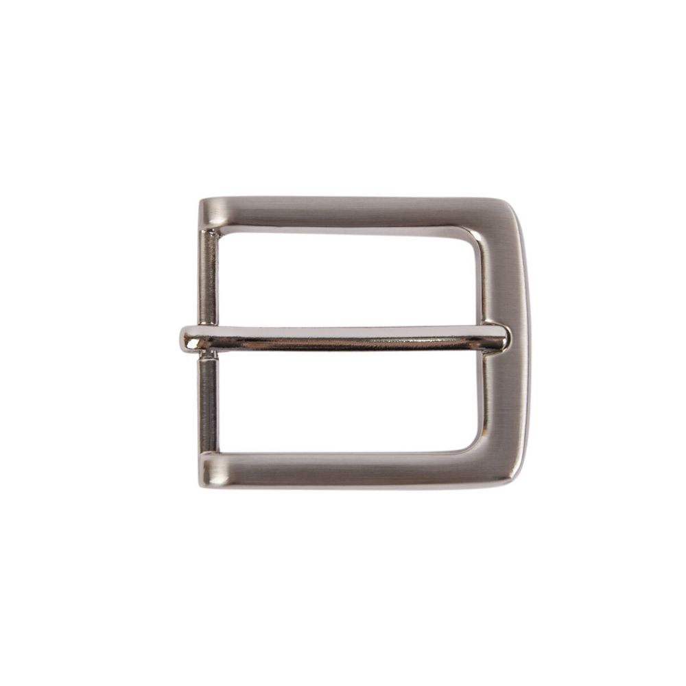 Пряжка ременная металл 35.0 мм (внешн. 50х45 мм), 2 шт, 04 никель, Gamma GB 1660