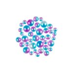 Полубусины декоративные 5х7 г, 09 сине-розовый, Mr.Painter PRL-08