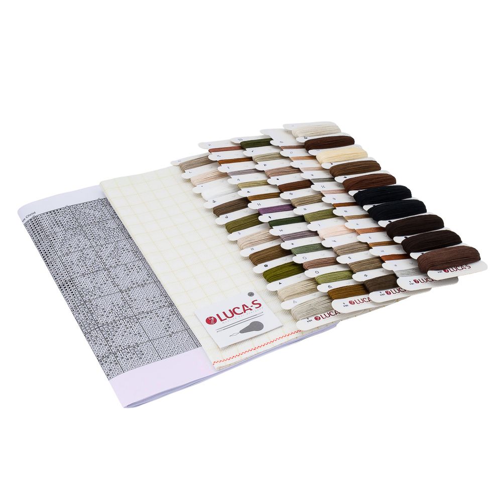 Набор для вышивания нитками Luca-S, Иисус Христос, 35х52см