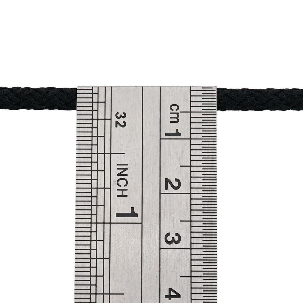 Шнур плетеный ⌀4.0-5.0 мм / 100 метров, 005 черный