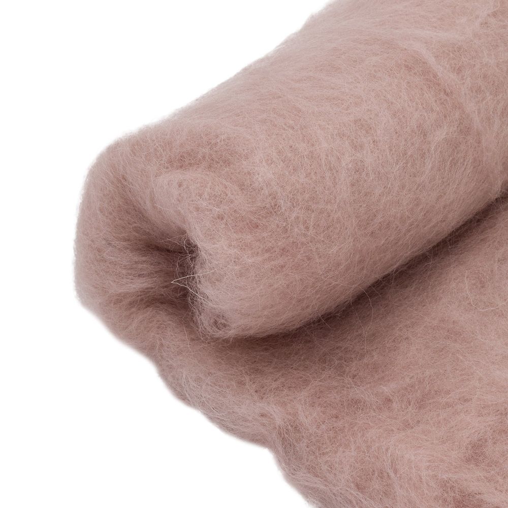 Шерсть для валяния Кардочес 100% п/тонк.шерсть, 100 гр. Камтекс (175 горный)