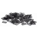 Рамки-регуляторы для бюстгальтера пластик 20.0 мм, черный, 100 шт, 512352-3