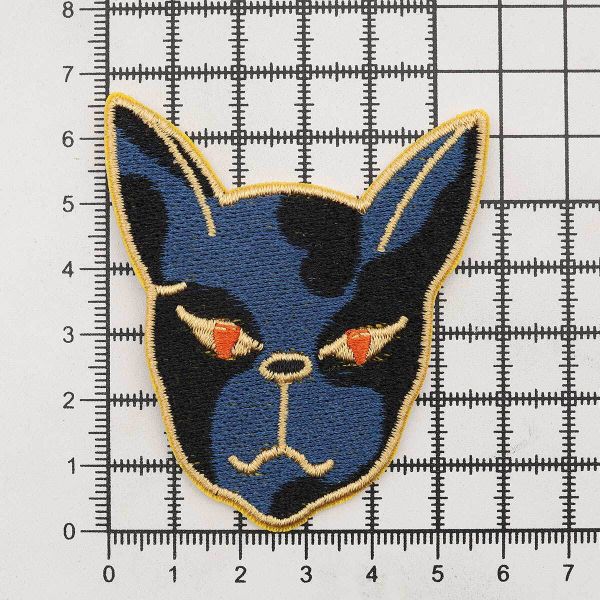 Термоаппликация Бульдог, 5.5х6.6cm, Hobby&Pro