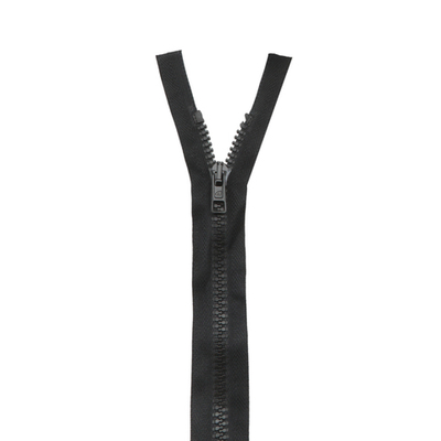 Молния трактор Arta Т6 (6 мм) 2 зам., разъем., 80 см, ОПТ. УП. 25 ШТ., 077 черный